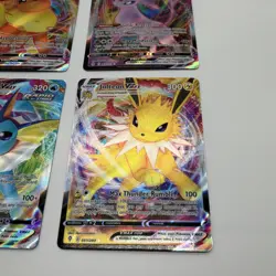 Pokemon VMAX Foil Lot - Eevee, Flareon, Vaporeon, Jolteon, Espeon - 5 Cards - Image 4