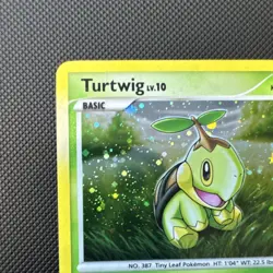 Pokemon Turtwig DP01 Diamond & Pearl 2007 Basic 60 HP Promo Holo English Card - Image 3