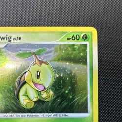 Pokemon Turtwig DP01 Diamond & Pearl 2007 Basic 60 HP Promo Holo English Card - Image 4