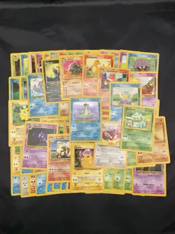 Vintage WOTC Pokemon Card Lot - LP/HP - Holo Rare Lapras - Charmander, Pikachu - Image 1