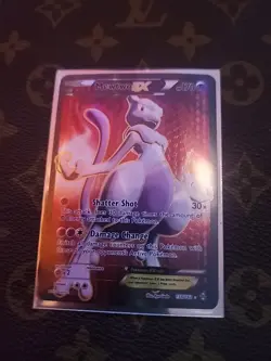 Mewtwo EX 158/162 X & Y BreakThrough Ultra Rare Full Art Holo Pokemon Card - Image 1