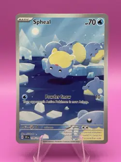 Pokemon TCG Spheal Card 199/191 Surging Sparks Illustration, Near Mint Condition - Image 1