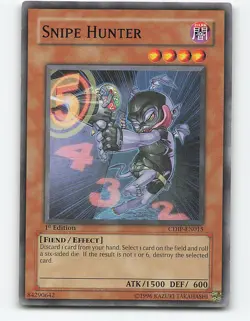 Snipe Hunter #CDIP-EN015 1st Edition Yugioh Card - Image 1