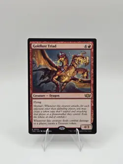 Goldlust Triad Commander: Tarkir: Dragonstorm Regular Near Mint - Image 1