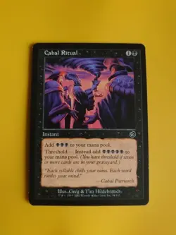 MTG Card. Cabal Ritual. Torment. Instant. as pictured - Image 1