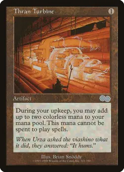 MTG - Thran Turbine - Urza's Saga - X1 - (MP) - #P5435 - Image 1