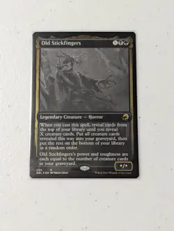 MTG Old Stickfingers - Foil - Innistrad: Double Feature NM - Image 1