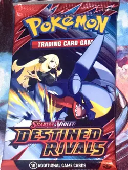 Pokemon Destined Rivals Booster Pack SEALED 🔥 Fresh Unweighed Potential Hit -4 - Image 1
