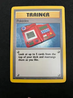 Pokedex 87/102 Base Set Regular Near Mint (NM) - Pokemon card TCG 1999 vintage - Image 1