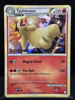 Pokemon Typhlosion Cracked Ice Holo 32/123 Deck Exclusives - Image 1