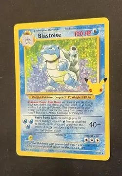 Pokemon Blastoise 2/102 Celebrations Classic Collection Holo Near Mint - Image 3