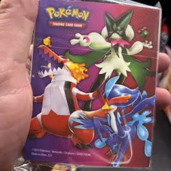 POKEMON Scarlet Violet Collectors Tin Charizard Lunch Box Empty (plus Extras) - Image 5