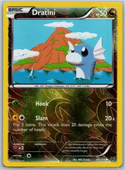 Dratini XY - Roaring Skies 49/108 NM Reverse Holo Pokemon Card - Image 1