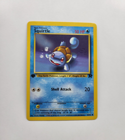 Squirtle 68/82 - 1st Edition Team Rocket Vintage Pokemon Card - NM - Image 1