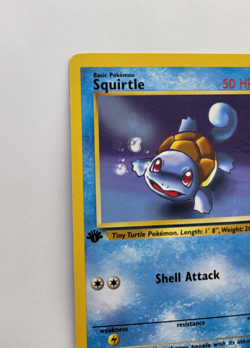 Squirtle 68/82 - 1st Edition Team Rocket Vintage Pokemon Card - NM - Image 3