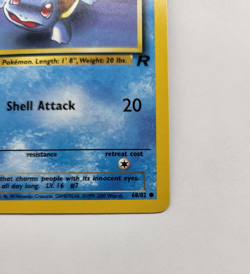 Squirtle 68/82 - 1st Edition Team Rocket Vintage Pokemon Card - NM - Image 5