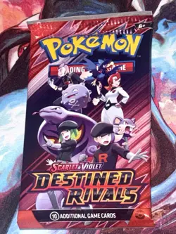 Pokemon Destined Rivals Booster Pack SEALED 🔥 Fresh Unweighed Potential Hit -1 - Image 1