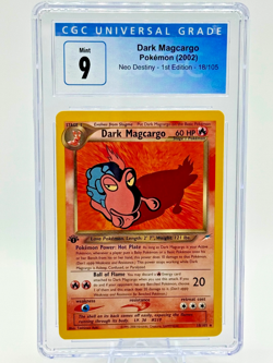 Dark Magcargo - 1st Edition - Neo Destiny 18/105 - PSA 9 - Pokemon TCG - Image 1