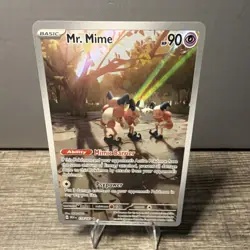 Pokemon Mr. Mime Illustration Rare Sv: Scarlet & Violet 151 Holo 179/165 90 HP - Image 1