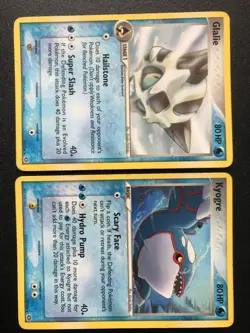 EX Emerald Set Pokemon cards Glalie Kyogre Rhydon Breloom Grovyle Linoone Pichu - Image 2