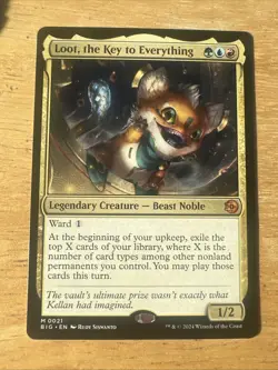 MTG Loot, the Key to Everything [Outlaws of Thunder Junction: The Big Score] Ne - Image 1