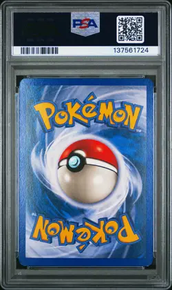 2002 POKEMON EXPEDITION #22 PICHU-HOLO PSA 8 - Image 2