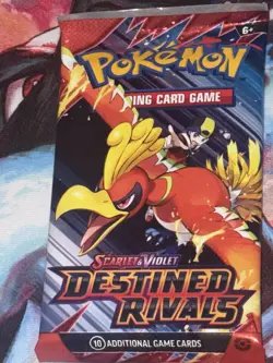 Pokemon Destined Rivals Booster Pack SEALED 🔥 Fresh Unweighed Potential Hit -2 - Image 1