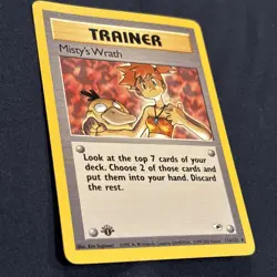 Pokemon Misty's Wrath 1st Edition Gym Heroes 114/132 Uncommon WOTC English - Image 2