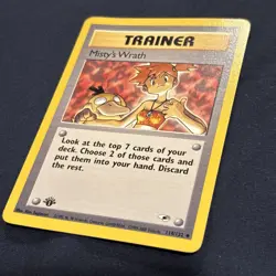 Pokemon Misty's Wrath 1st Edition Gym Heroes 114/132 Uncommon WOTC English - Image 3