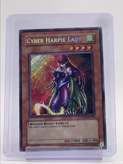 CYBER HARPIE LADY 2008 YU-GI-OH! RETRO PACK SECRET RARE Q4385 - Image 1