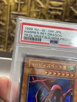 Yu-Gi-Oh! Harpie's Pet Dragon Ultra Rare No Ref 1999 Vintage - Japanese PSA8 NM - Image 5
