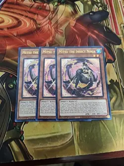3X Mitsu the Insect Ninja DABL-EN016 Ultra Rare 1ST ED NM Yugioh - Image 1