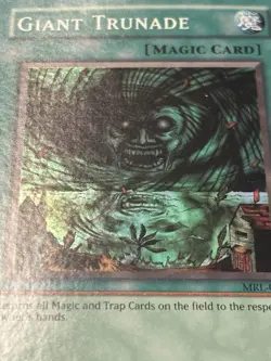 1996 Yu-Gi-Oh! Konami Giant Trunade (Magic Card) Foil - Image 3