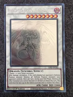 Yugioh Red Dragon Archfiend GFP2-EN182 Ghost Rare 1st Edition NM - Image 1
