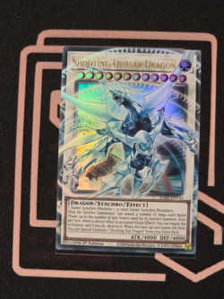 RA05-EN143 Shooting Quasar Dragon Extended Art Ultra Rare 1st Ed YUGIOH - Image 1