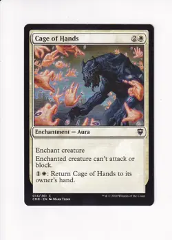 2020 MAGIC THE GATHERING MTG COMMANDER LEGENDS CAGE OF HANDS (#2) (X) - Image 1