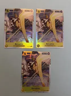 X3 One Piece Borsalino SR EB04-058 English Adventure on KAMI's Island OP15 - Image 1