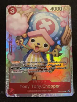 One Piece Extra Booster Memorial Collection Tony Tony Chopper EB01-006 SR NM - Image 1