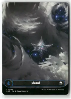 Island (0263) (Borderless) Edge of Eternities Regular Magic MTG NM - Image 1