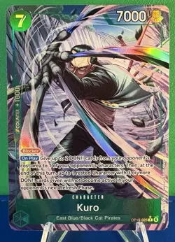 Kuro (Alt Art) OP15-25 - One Piece Adventure on Kami’s Island - Near Mint - Image 1