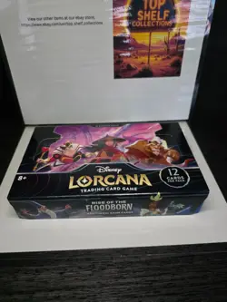 Disney Lorcana Rise of the Floodborn Sealed Booster Box Pristine CM1 First Print - Image 1