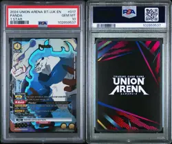 2024 Union Arena Panda #017 R 1 Star PSA 10 Gem Mint Jujutsu Kaisen BT/JJK - Image 3