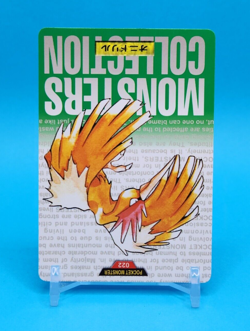 Pokemon Card Japanese - Fearow No. 022 - Bandai Carddass - Green - Image 2