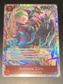 ONE PIECE Adventure On Kami’s Island RORONOA ZORO SR Super Rare Card EB04-007 - Image 1