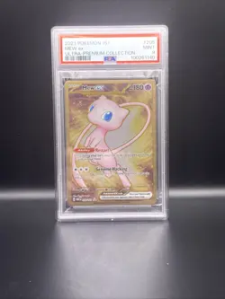 Pokemon Card Mew Ex 205/165 Secret Rare Scarlet Violet Pokemon 151 PSA 9 Metal - Image 1