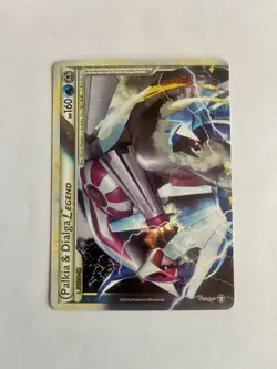 Palkia & Dialga Legend TOP 101/102 Holo Pokemon TCG Card HGSS Triumphant NM - Image 1