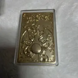 Pokemon 23K Gold Plated Trading Card Charizard Burger King With COA 1999 - Image 4