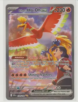 Ethan's Ho-Oh ex - Special Illustration Rare Pokemon Card DRI 230/182 SIR - Image 1