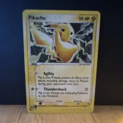 Pokemon TCG Pikachu Nintendo Promo Basic 50 HP Holo 012 English Card - Image 1