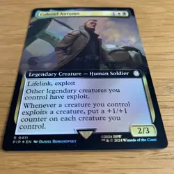 MTG Colonel Autumn (Extended Art) #411 Universes Beyond: Fallout Card Rare NM - Image 4